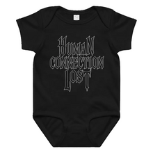 Load image into Gallery viewer, Human Connection Lost Baby Bodysuit (Black)
