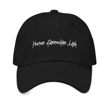 Load image into Gallery viewer, Human Connection Lost Dad Hat (black)
