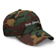 Load image into Gallery viewer, Human Connection Lost Dad Hat (wood camo)
