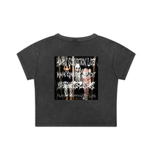 Load image into Gallery viewer, Howard Morley Collection "Love Web" Black Crop Top
