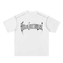 Load image into Gallery viewer, Human Connection Lost Contrast Stitch &quot;Gates of Hell&quot; T-shirt(white)
