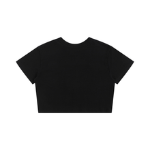 Load image into Gallery viewer, Human Connection Lost Crop Top T-Shirt (black)
