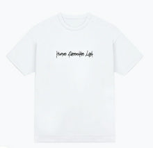 Load image into Gallery viewer, Human Connection Lost White Original Logo T-Shirt
