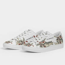 Load image into Gallery viewer, All Over Print Faux Leather Skate Shoes &quot;Braingle&quot;
