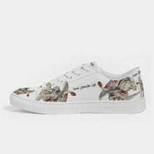 Load image into Gallery viewer, All Over Print Faux Leather Skate Shoes &quot;Braingle&quot;
