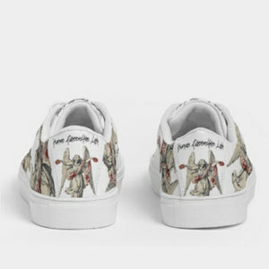 All Over Print Faux Leather Skate Shoes "Braingle"